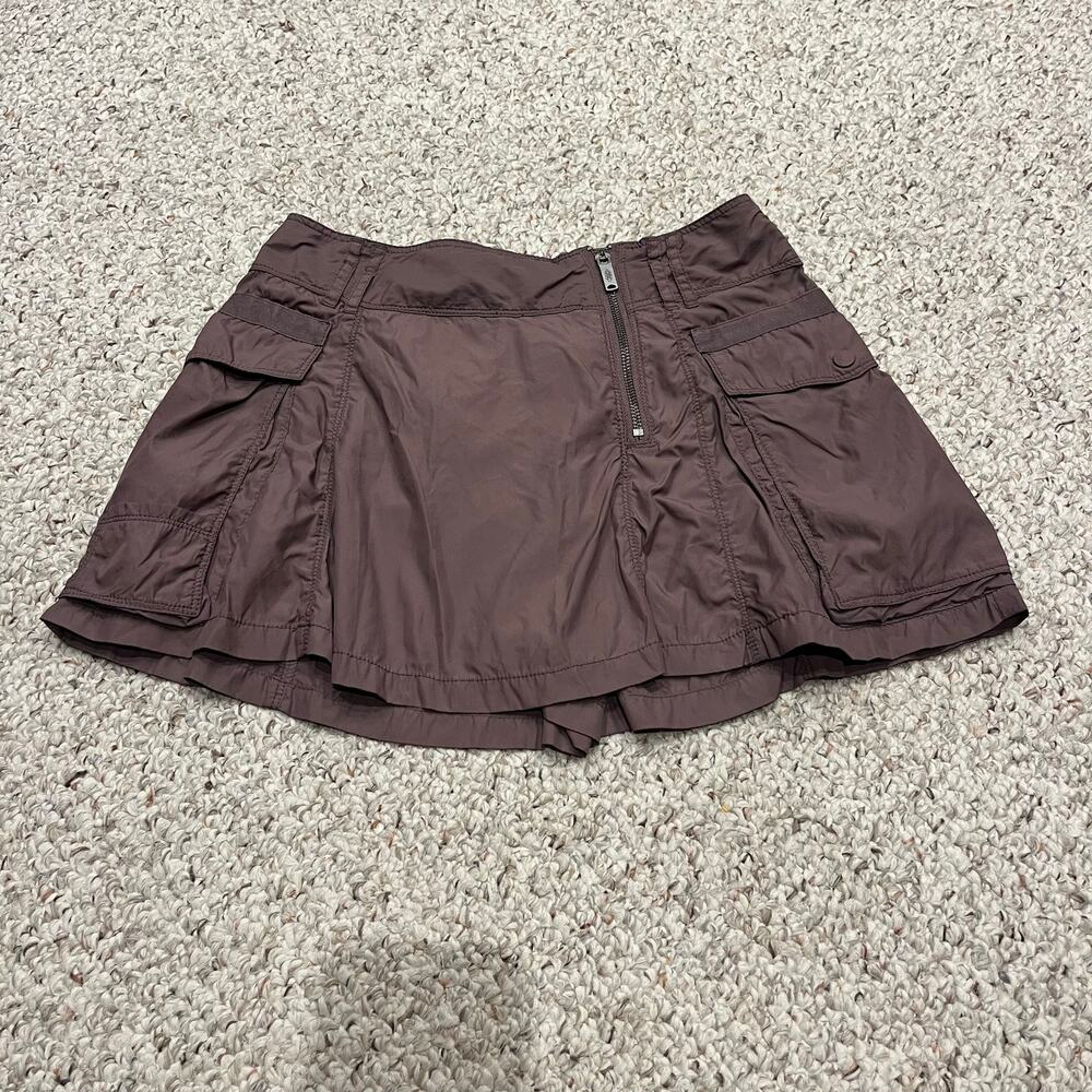 Free People Movement Utility Cargo Skort S Purple Outdoor Gorpcore Athleisure